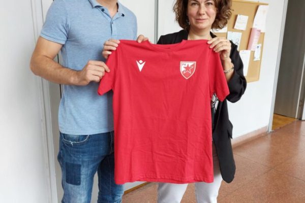 Црвена звезда у посети ОШ“ Светозар Марковић“